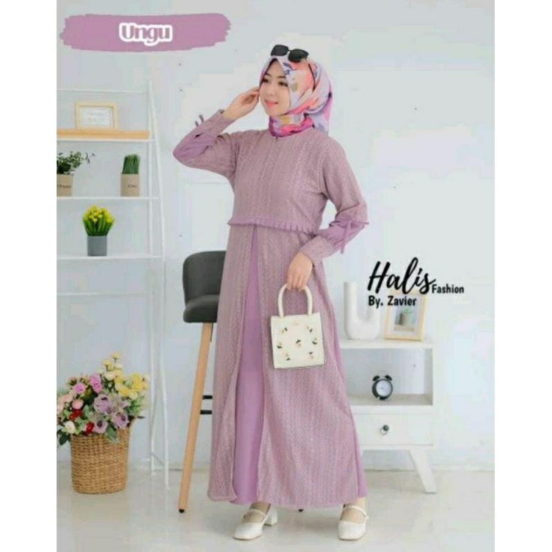 CUCI GUDANG GAMIS CRINGKLE MIX BRUKAT ORI HALIS FASHION