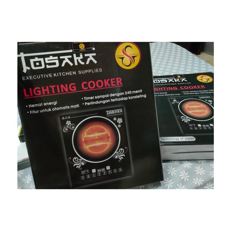 2 Pcs Tosaka Lighting Cooker + Free Grilled &amp; 1 Set Pisau Zepter