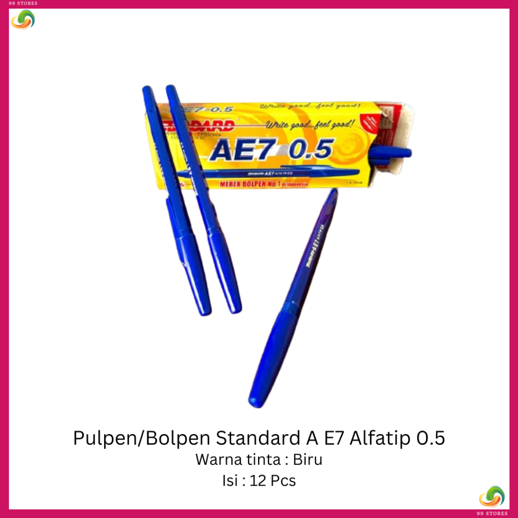

Pulpen/Bolpen Standard A E7 Alfatip 0.5
