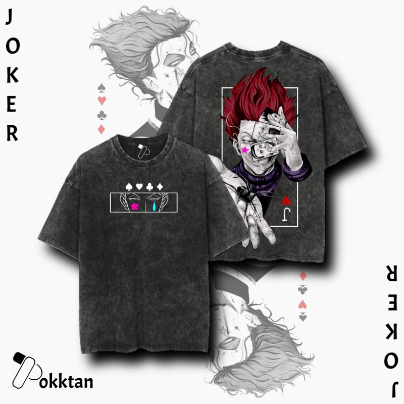 PokkTan | KAOS HUNTER × HUNTER Hisoka/ Oversize T-shirt HxH Hisoka/ Hunter × Hunter Oversize Tee