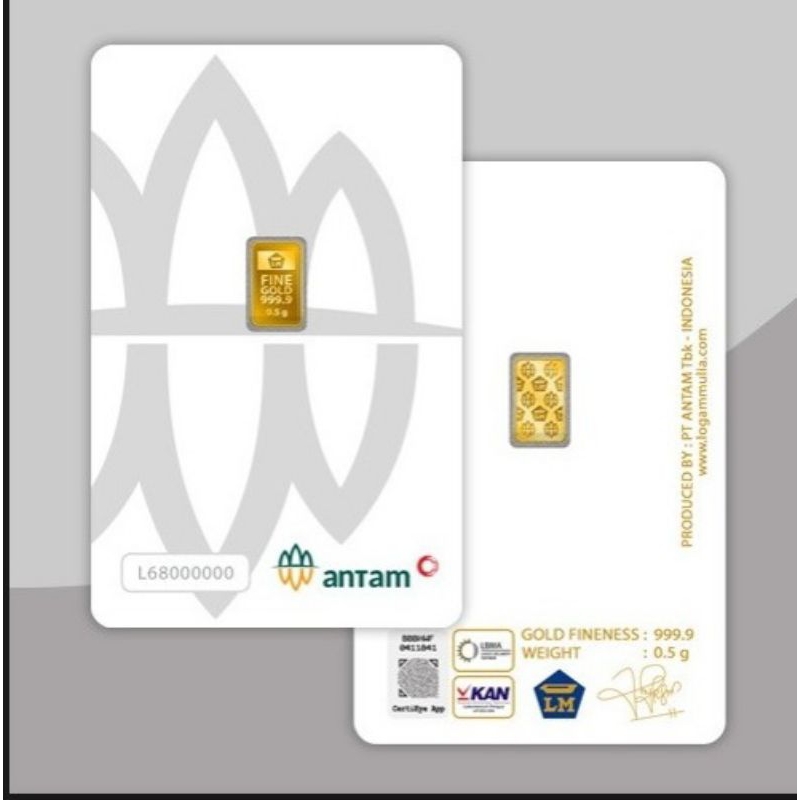 Emas LM Antam 0,5gr
