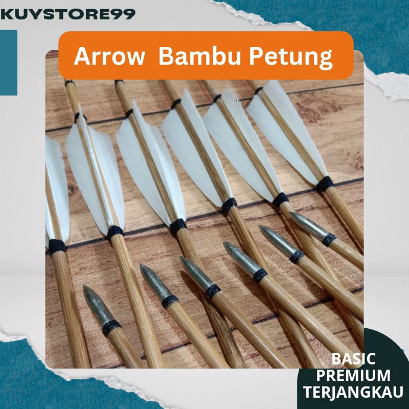 Arrow Bambu Petung Premium anak archery horsebow