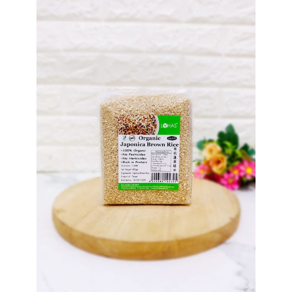 

Lohas Organic Japonica Brown rice 900g