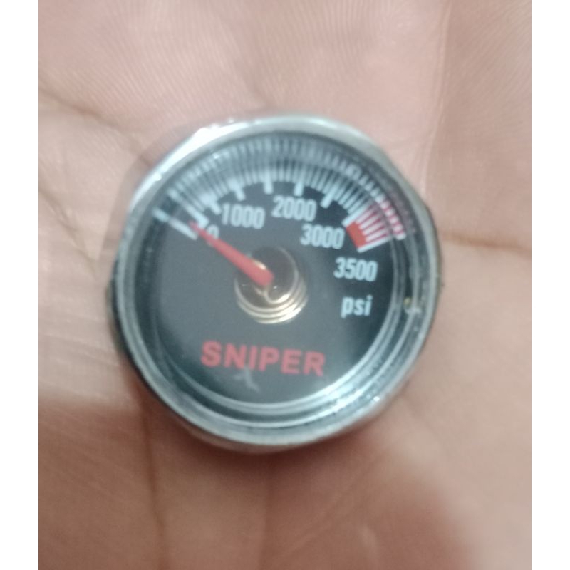 MANOMETER KECIL 3500 PSI, MANOMETER 3500 PSI