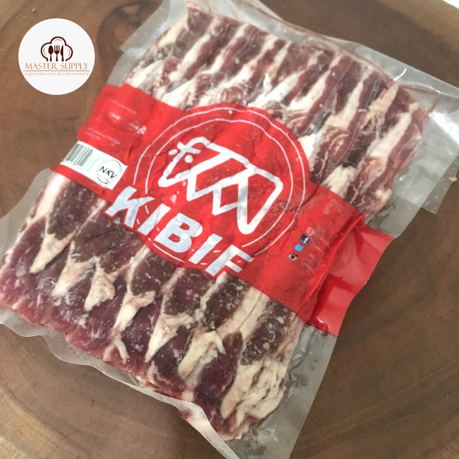 

KIBIF YAKINIKU BEEF SLICE / DAGING SLICE SHORTPLATE