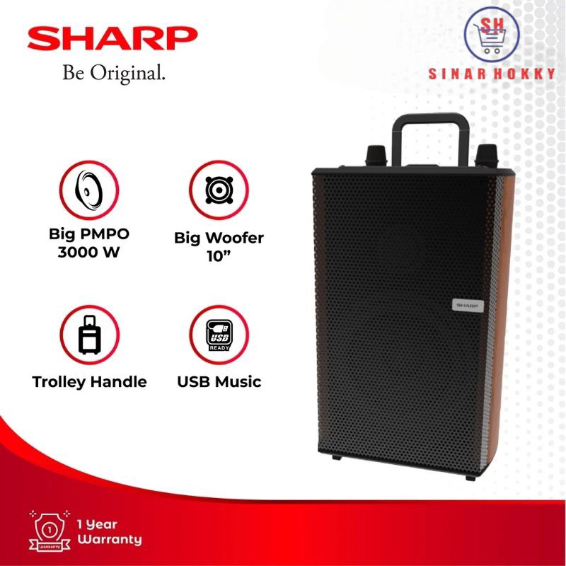 SPEAKER SHARP CBOX TRB10MBO