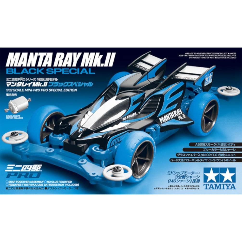 Tamiya Mini 4WD Manta Ray Mk II Black Special Kado Koleksi Mainan Tamiya Mini 4WD Original