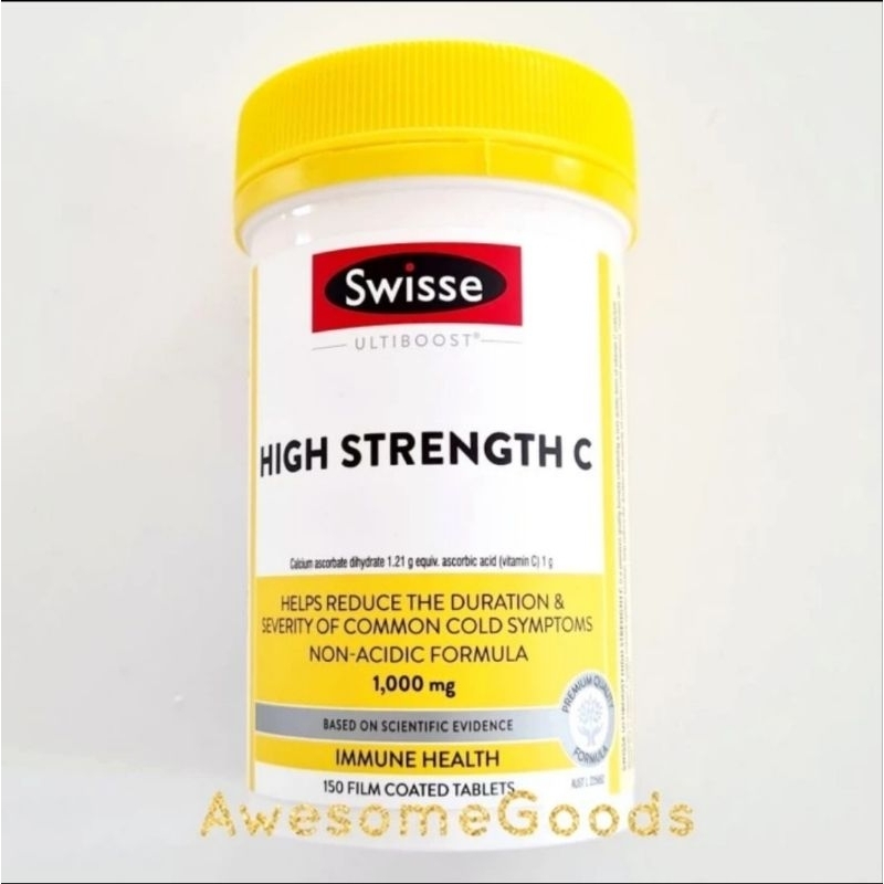 Swisse Vitamin C 1000mg 150 Tablets