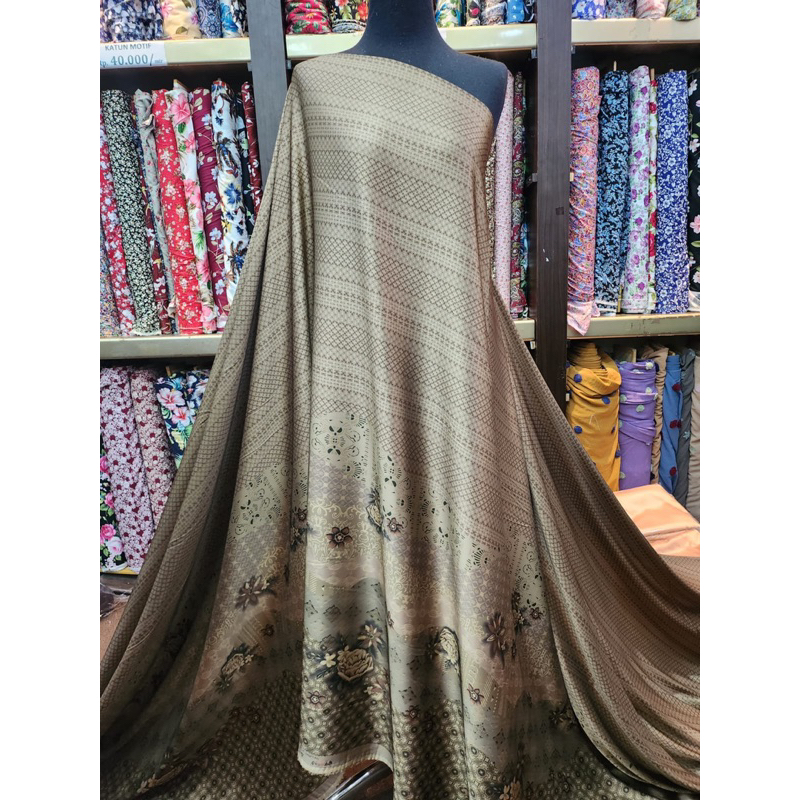 ARMANI SILK MOTIF/BAHAN KAIN ARMANI SILK PRINT ETNIK