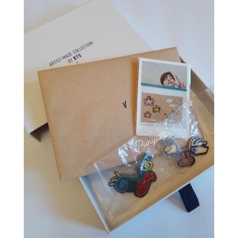 BTS made artist Collection (Limited) Face bros V (complete), Army Bomb keyring unsealed, DFESTA Lany