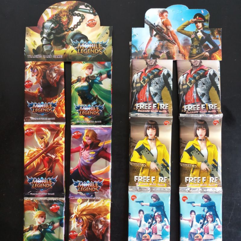 ✨READY✨ Kartu Mainan FREE FIRE / Kartu Trading Card FF / Mainan Anak Gambar FF