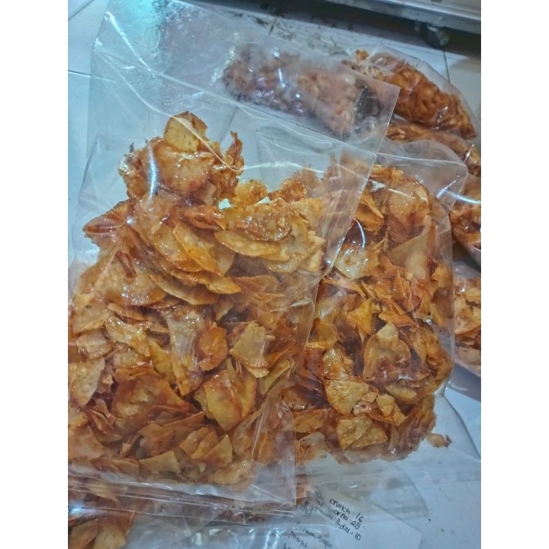 

Keripik Singkong Rujak/Jajan camilan lezat kemasan 300Gr