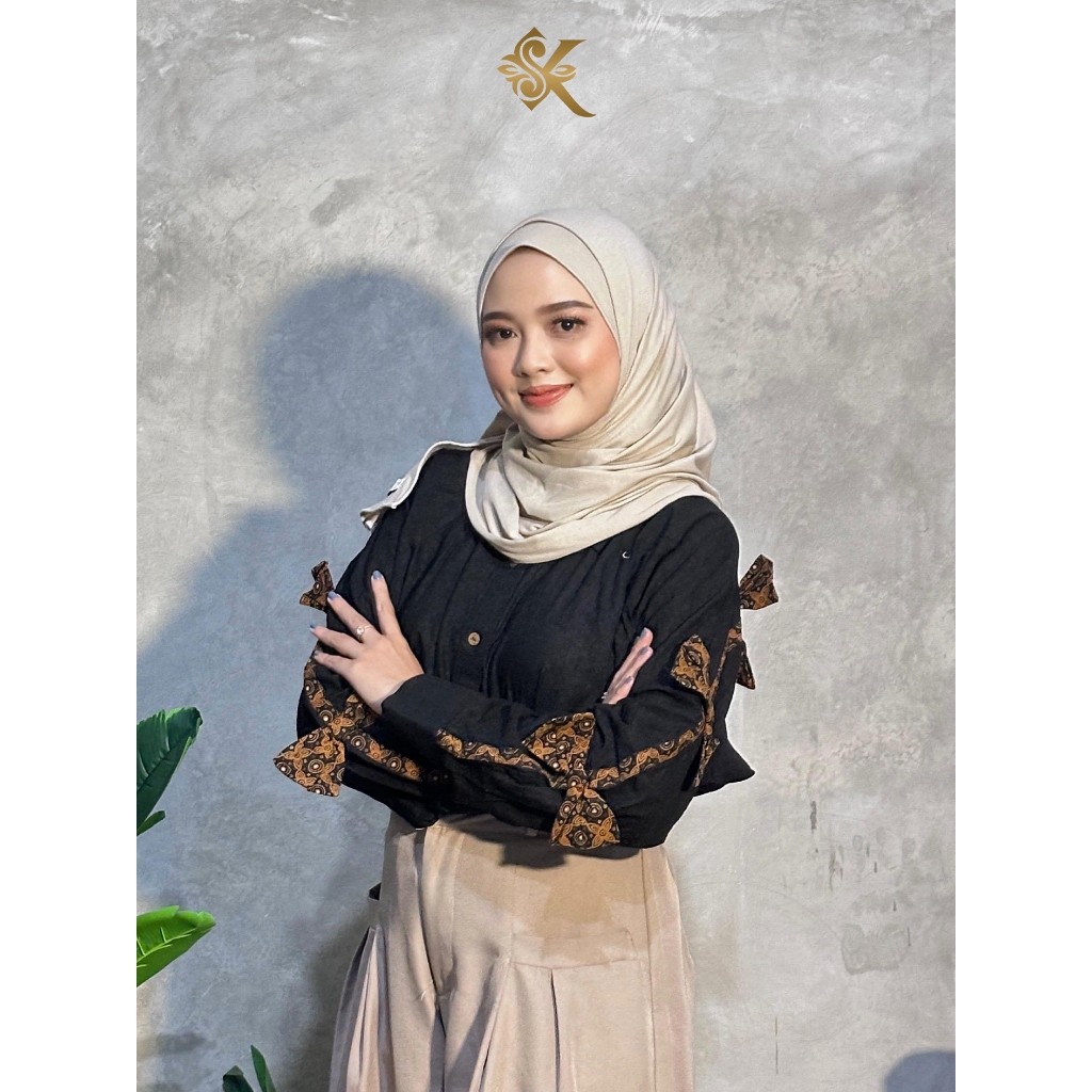 Blouse Batik Premium / Blouse Atasan Batik Wanita / Outfit Batik Modern / Outfit Kondangan / Outfiit
