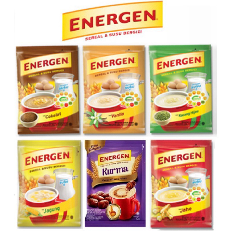 

ENERGEN MINUMAN SEREAL SUSU OAT SEMUA RASA 10 SACHET @35gram