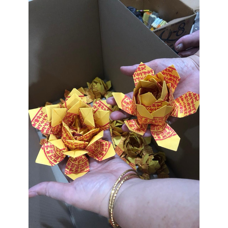 kertas sembayang teratai kimcua bunga teratai