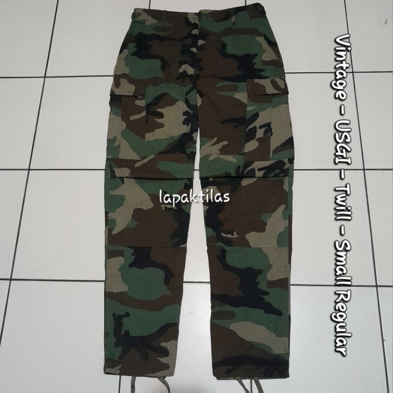 Vintage Trouser Woodland Issue Us Army