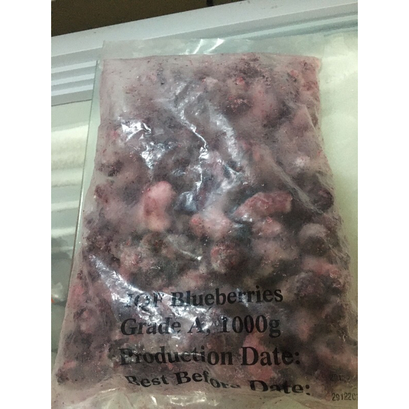 buah beku blueberry frozen