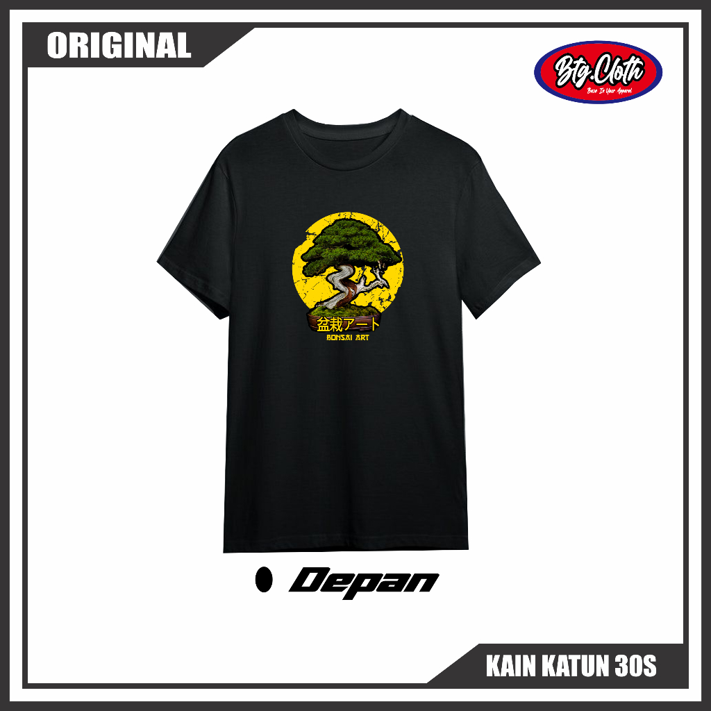 Kaos Bonsai Art Vol 1 Terbaru Kaos Komunitas Bonsai Indonesia Premium