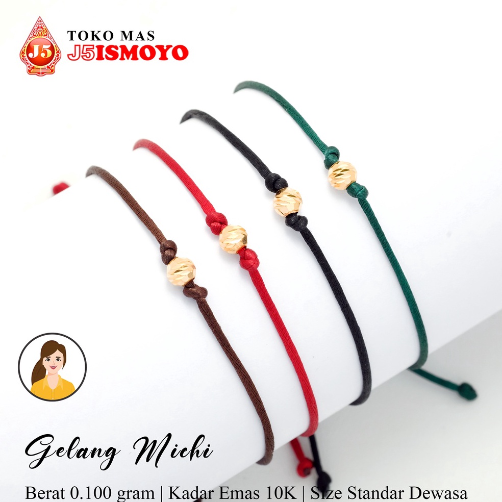 Harga Max Gelang Tali Kombinasi Emas Michi J5 Ismoyo