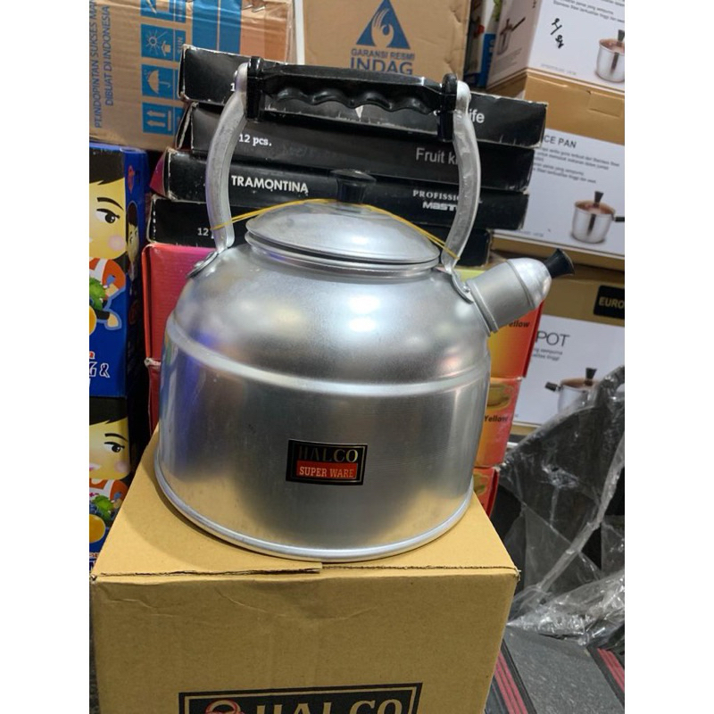 Teko Halco Bunyi 22cm 4liter ORIGINAL HALCO / Teko Halco Aluminium Tebal 4 Liter / TEKO BUNYI SIUL