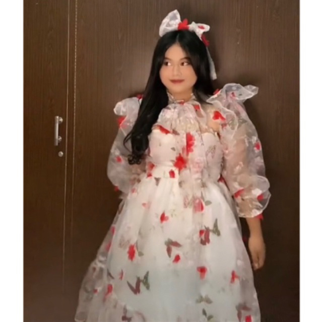 3 in 1 PUFFY DRESS ORGANZA TIMBUL 3D DOLL LOLITA PRINCESS atau barbie doll clara