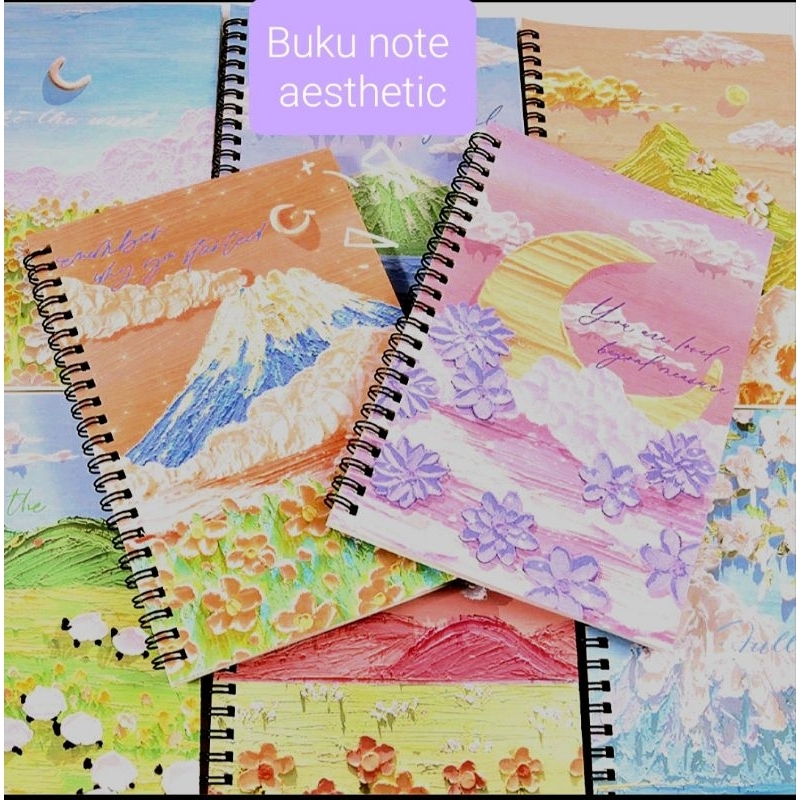 BUKU NOTE AESTHETIC | NOTEBOOK AESTHETIC | BUKU DIARY AESTHETIC