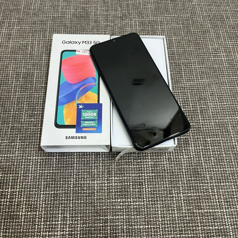 Samsung Galaxy M33 8/128gb Fullset Second Garansi Resmi