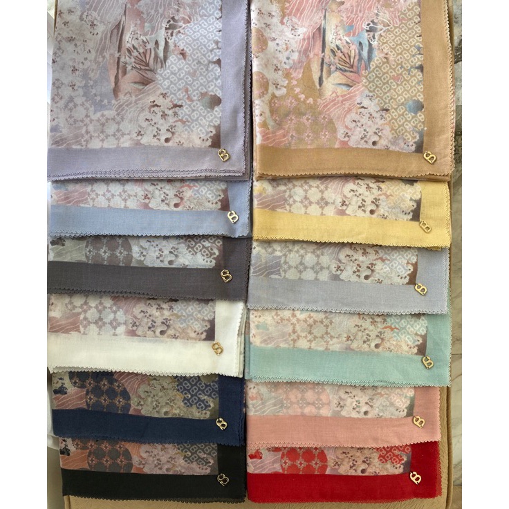 Harga Obral  The jubilation series buttonscarves kw laser cut titik 3