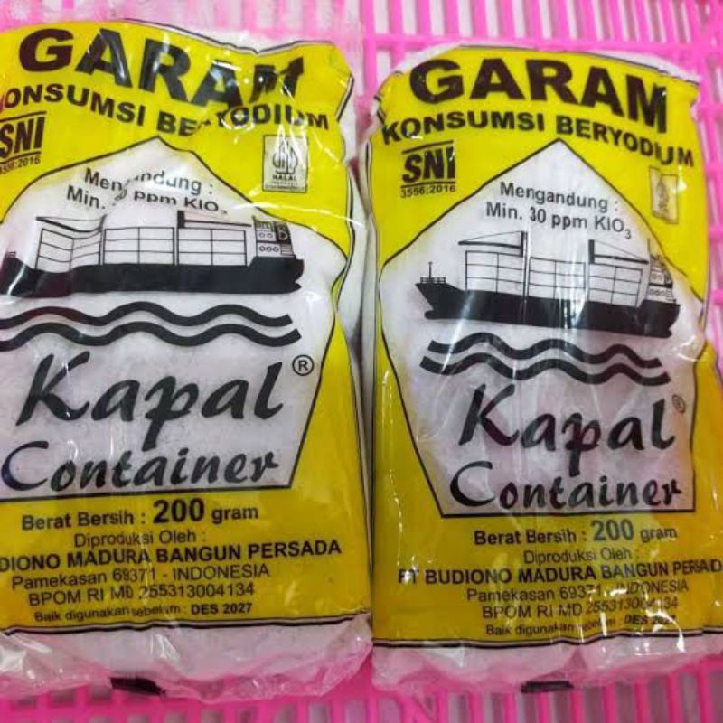 

garam kapal container 1 bal 20pcs