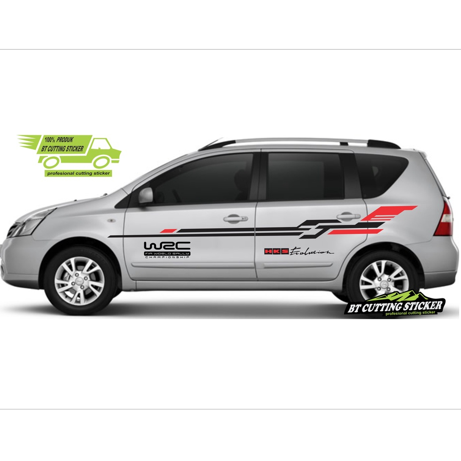 sticker mobil grand livina 2011 - 2013 sticker list minimalis sticker nissan grand livina