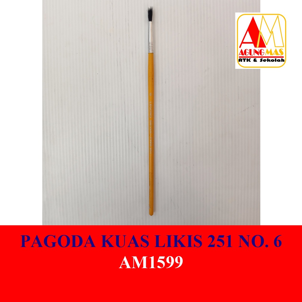 

PAGODA KUAS LUKIS 251 NO.6