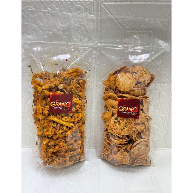

Basreng Ori Dan Pedas Baso Goreng By Gramio