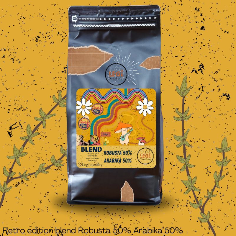 

1KG Blend Robusta 50% Arabika 50%