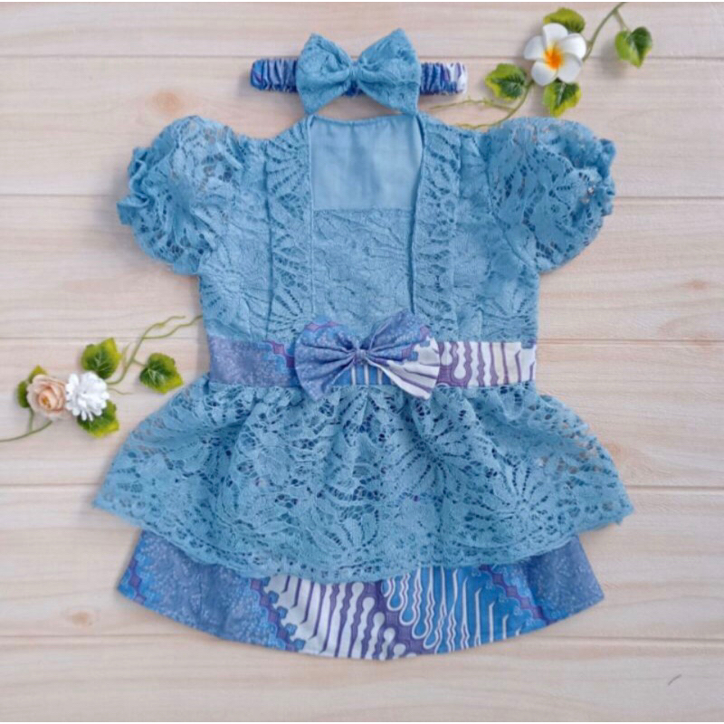 Preloved Kebaya Bayi / Baju Kebaya Anak Perempuan / Setelan Kebaya Anak / Kebaya Anak kinan DENIM