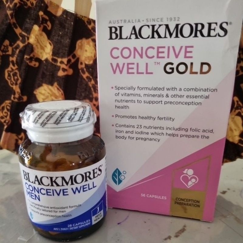 Blackmores #Paket Pria Wanita #Paling Murah #Dua Produk #Program Kehamilan #Vitamin #PriaWanita
