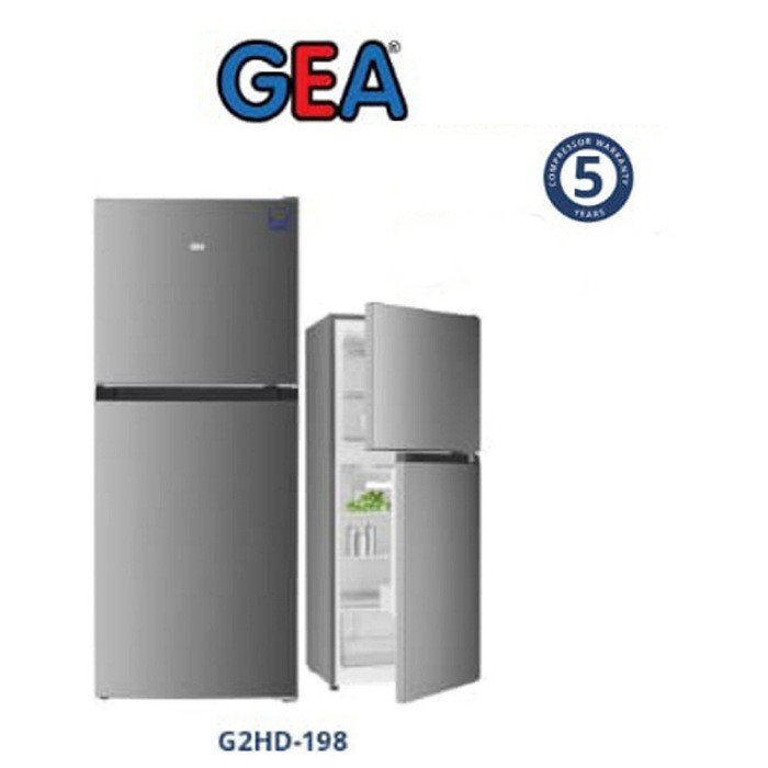 Kulkas Gea G2HD-198 2 Pintu G2HD198