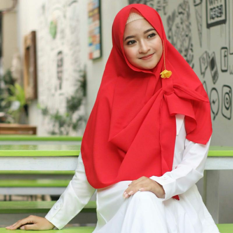 10pcs JILBAB KERUDUNG BERGO INSTAN BY FELISHA