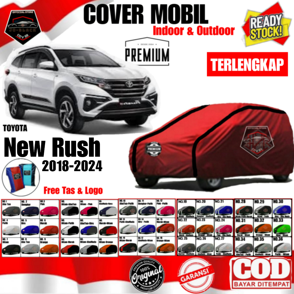 Cover mobil Rush Baru/Gr Sport/ Cover Mobil New Rush/ Sarung Mobil New Rush/ Selimut Mobil New Rush