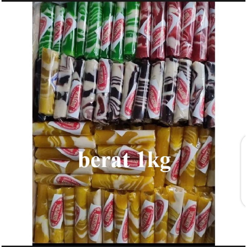 

DODOL ZEBRA ANEKA RASA 1 KG DODOL GARUT OLEH OLEH