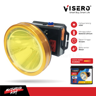 Senter Kepala Besar 45W Cahaya Kuning Visero (VHL-5345 AY)