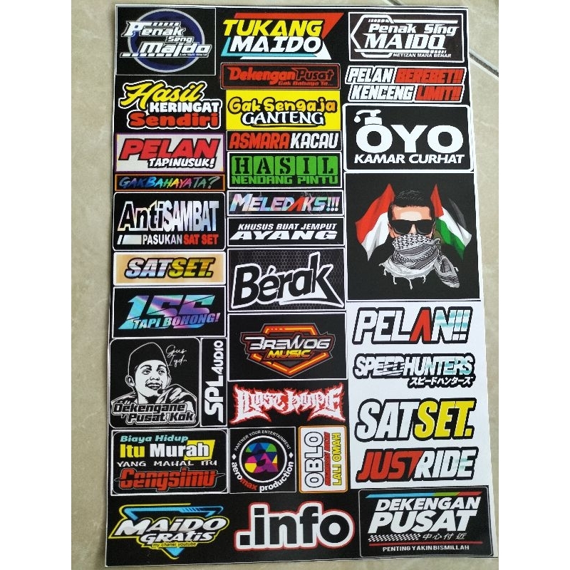 

Stiker Kata Kata isi 33 Biji