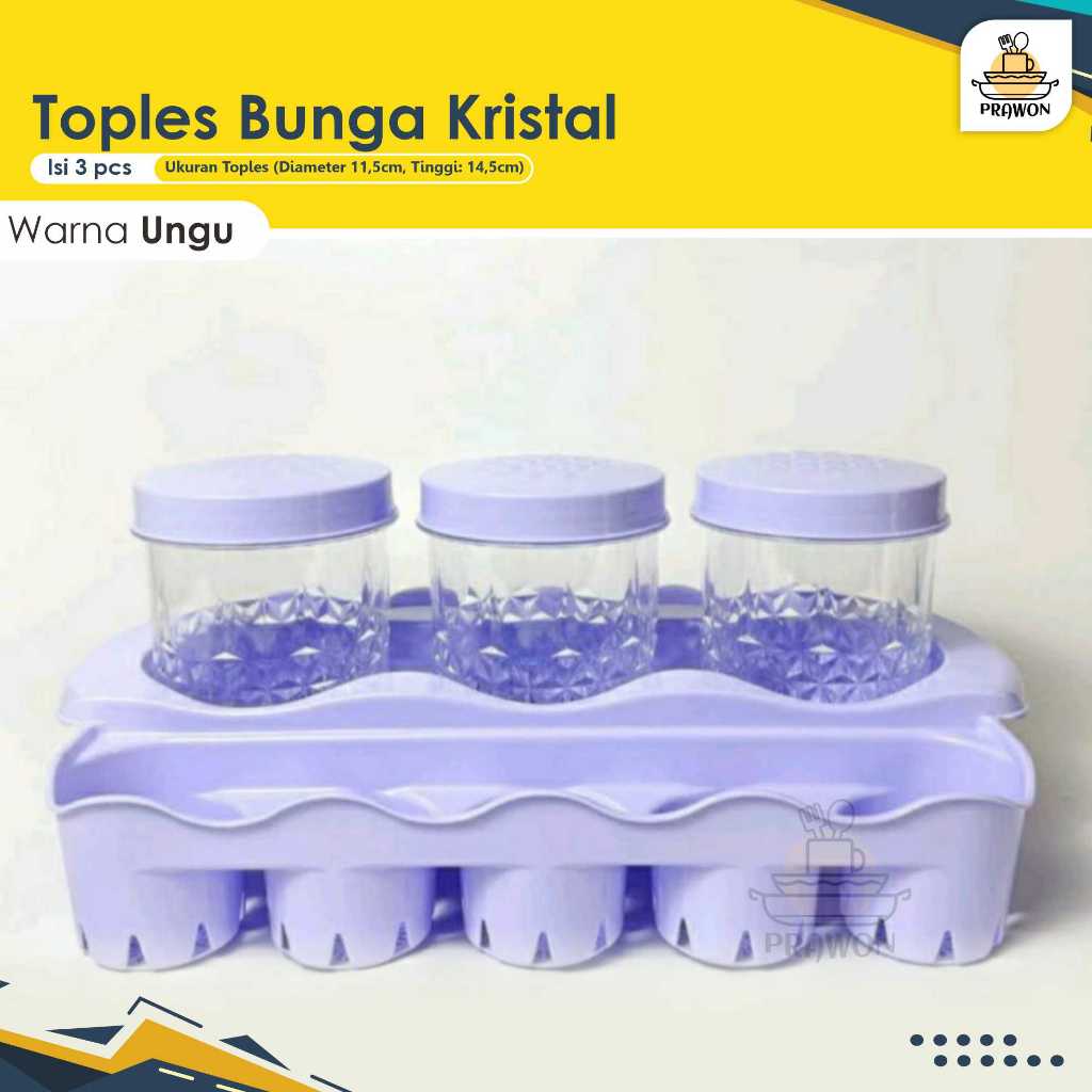 Toples Calista Set Isi 6 dan 5 Motif Bunga Kristal Estetik Plus Nampan