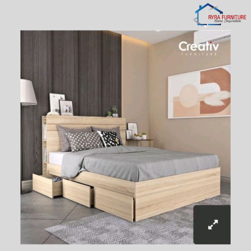 ACTIV - ACURA BD 160 - DIVAN LACI SANDARAN PANEL/DIVAN LACI MODERN MINIMALIS
