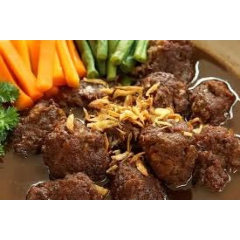 

Semur Bola Daging Sapi Siap makan 250 gr / Mamamimi Mart