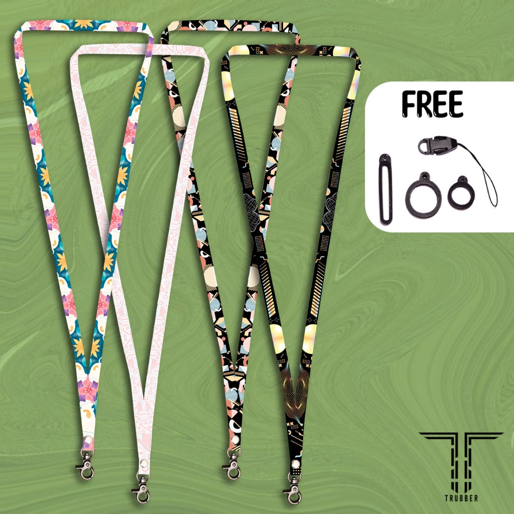 

Tali Lanyard Hp Aesthetic Lanyard Idcard Holder Free Oring dan Kaitan Hp Gantungan Nametag Pria Wanita TRB16