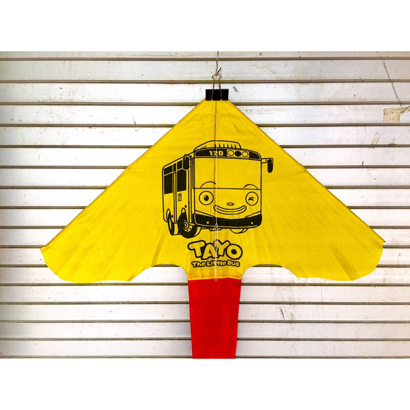 Layangan Kain Parasit Motif Superhero dan Kartun. Mudah Dibawa Bisa Dilipat