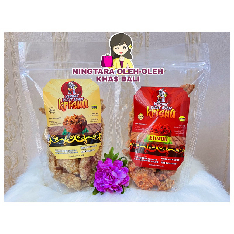 

KERIPIK KULIT AYAM KRISNA 65 gr OLEH-OLEH KHAS BALI
