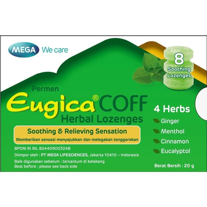 

Eugica Coff Strip Mega We Care / Permen Pelega Tenggorokan