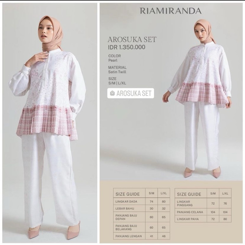 Preloved Ria Miranda Arosuka Set L/XL