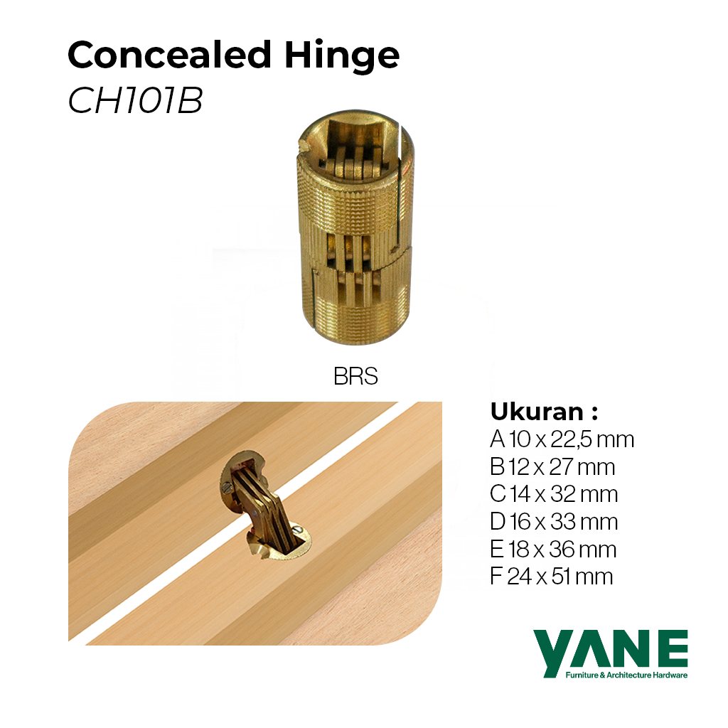 Engsel Meja Lipat Yane / Engsel Kapsul / Engsel Deer / Engsel Lemari / Engsel Tanam / Concealed Hing